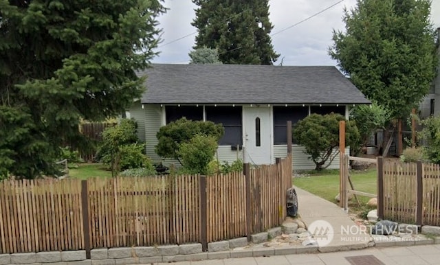 view of front of home