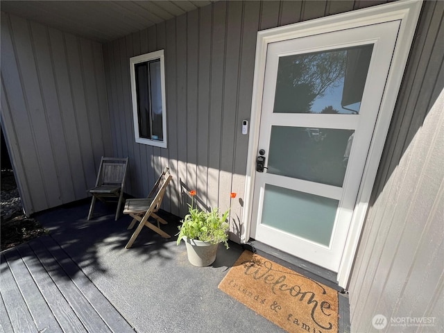 373 Sand Dune Ave NW, Ocean Shores, WA 98569 - doorway to property featuring a deck