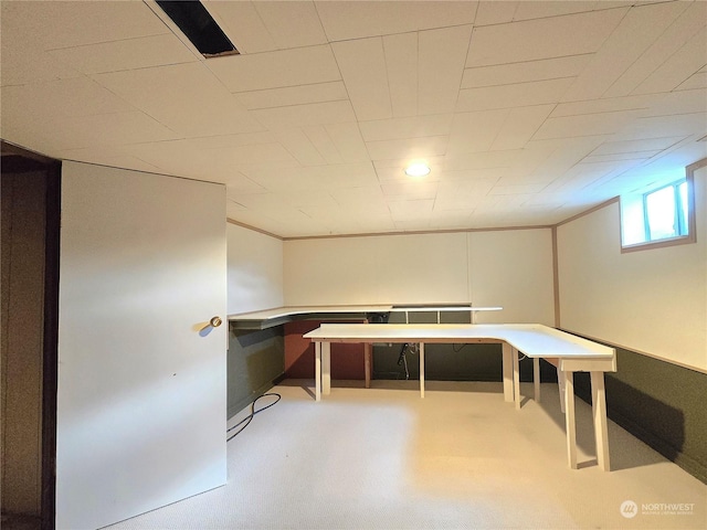 view of unfurnished office