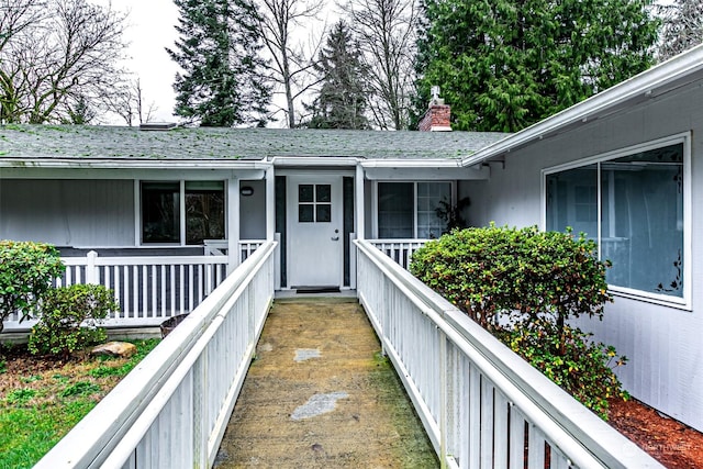 view of entrance to property