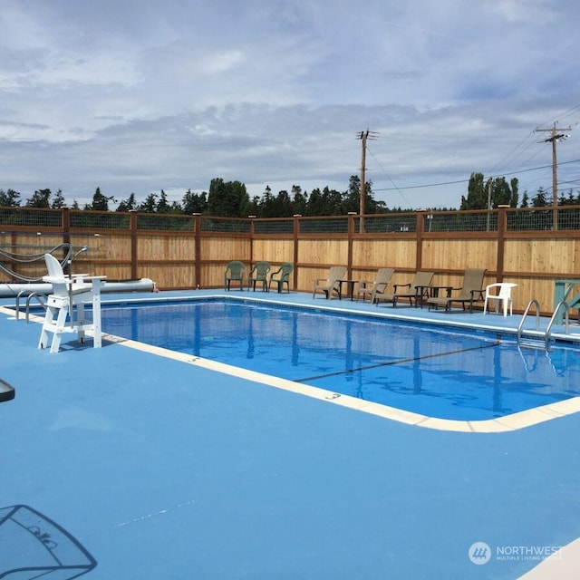 view of pool