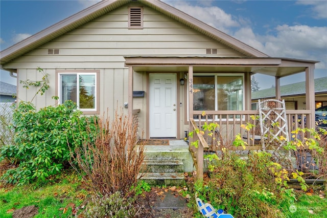 view of front of home