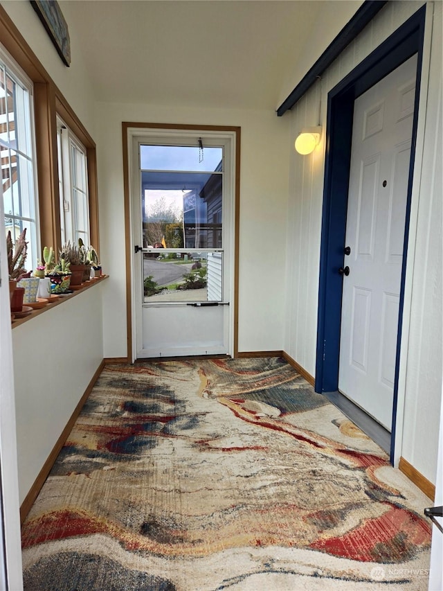 view of entrance foyer