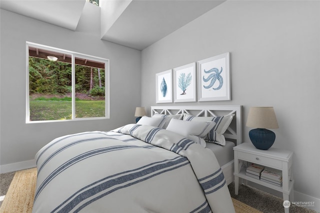 bedroom featuring carpet floors