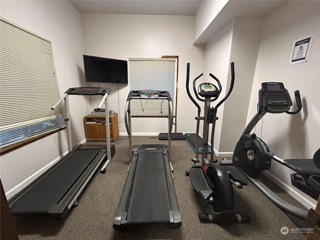 view of exercise room