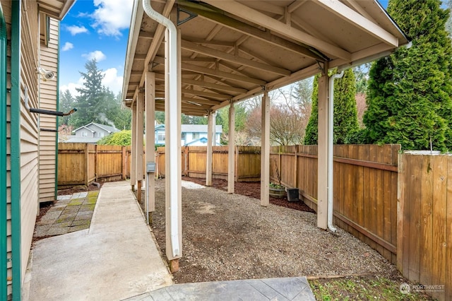 view of patio