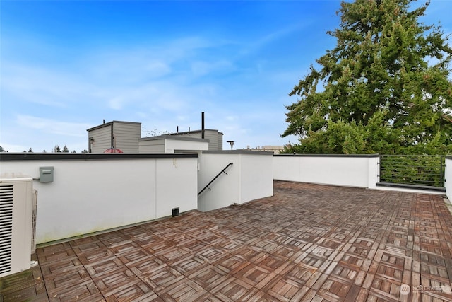 view of patio / terrace featuring cooling unit