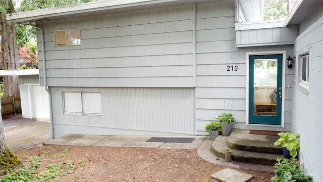 view of entrance to property