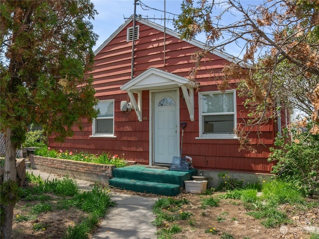 view of front of home