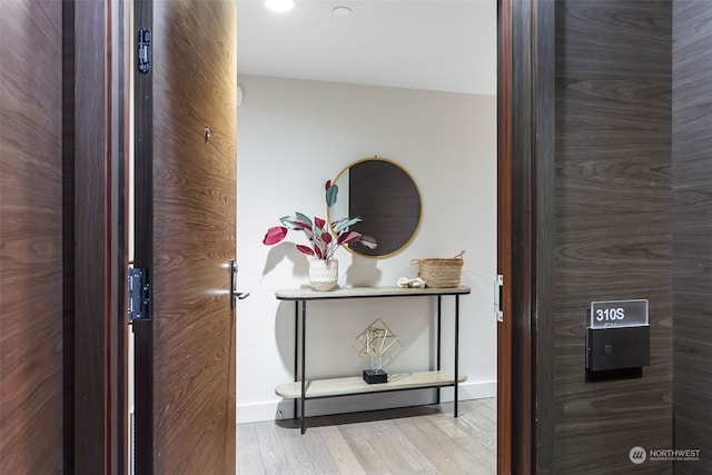 room details with wood-type flooring