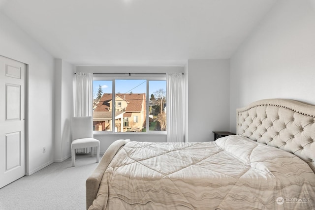 bedroom featuring carpet floors