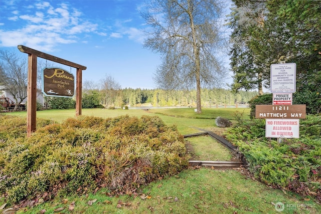 10405 Olympic Pl, Anderson Island, WA 98303 - view of yard
