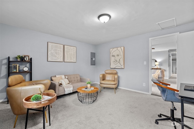 4626 143rd St E, Tacoma, WA 98446 - living room with electric panel and carpet