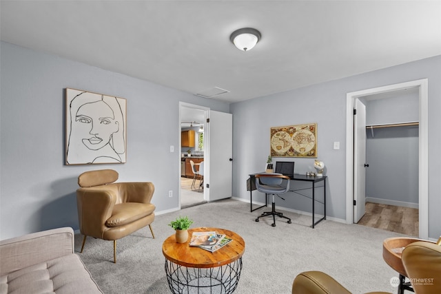 4626 143rd St E, Tacoma, WA 98446 - view of carpeted home office