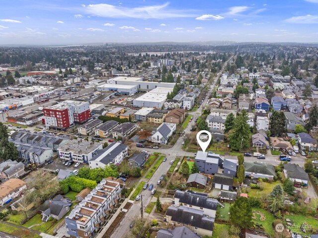 birds eye view of property featuring a residential view