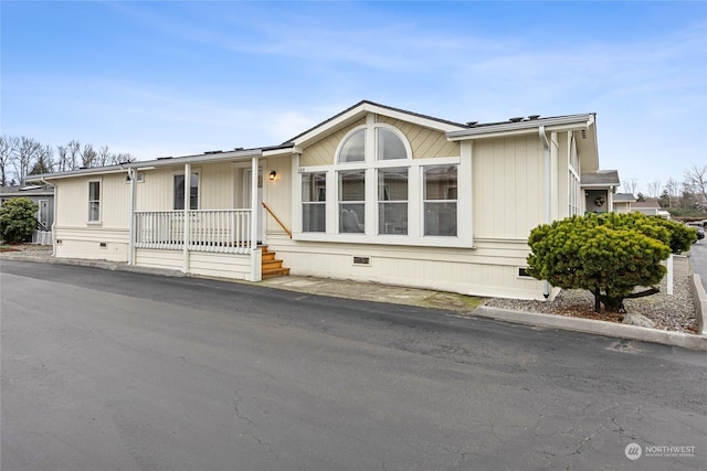 view of manufactured / mobile home