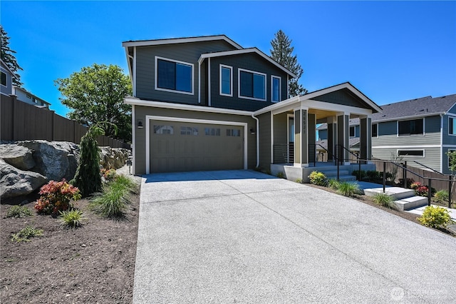 26521 NE 147th Pl Unit Sr 11, Duvall, WA 98019 - modern home with a garage, a porch, and driveway