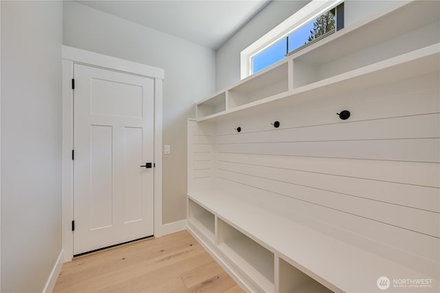 26521 NE 147th Pl Unit Sr 11, Duvall, WA 98019 - mudroom featuring light wood-type flooring and baseboards