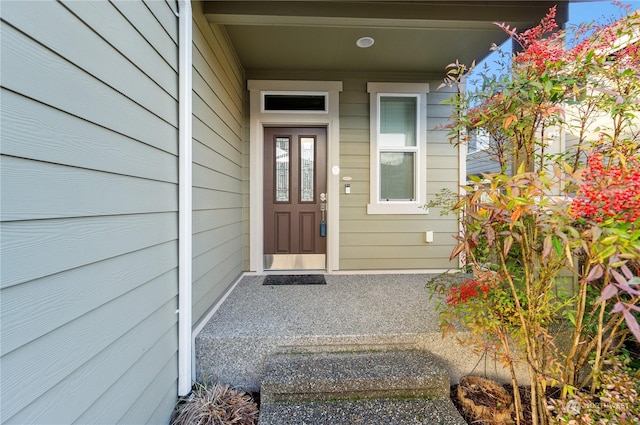 view of property entrance