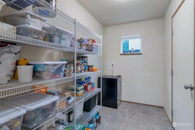 view of pantry