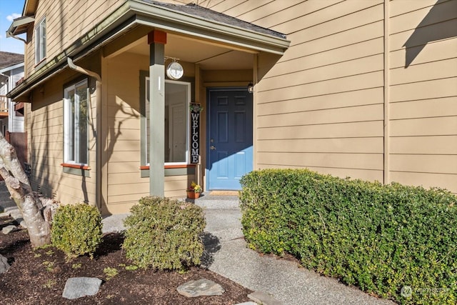 view of entrance to property