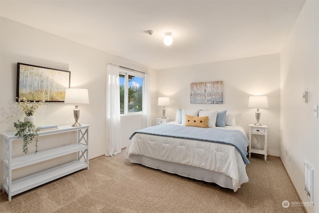 bedroom featuring carpet floors