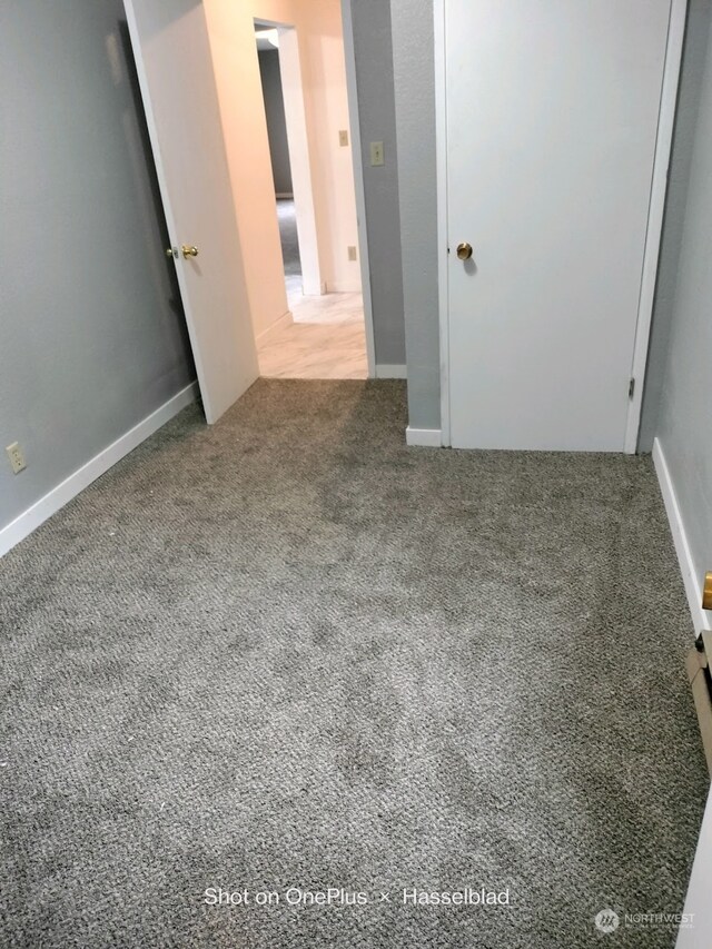 unfurnished bedroom featuring carpet floors