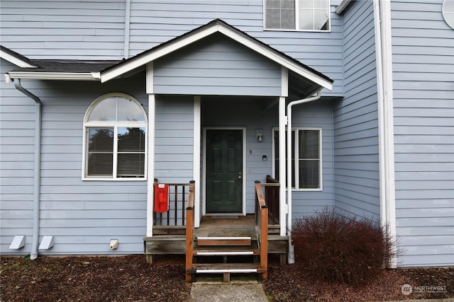 view of entrance to property