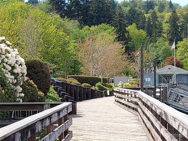 view of dock