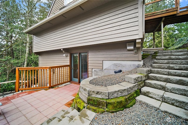 view of patio / terrace featuring an outdoor fire pit