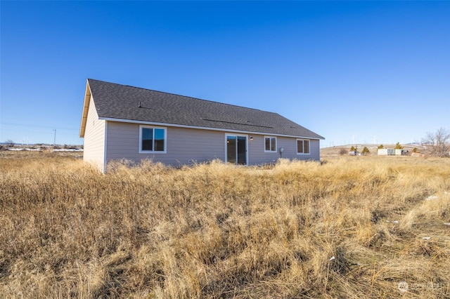 view of rear view of property