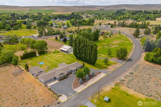 20094 Delta Rd NW, Soap Lake, WA 98851 - aerial view of property and surrounding area with property parcel outlined