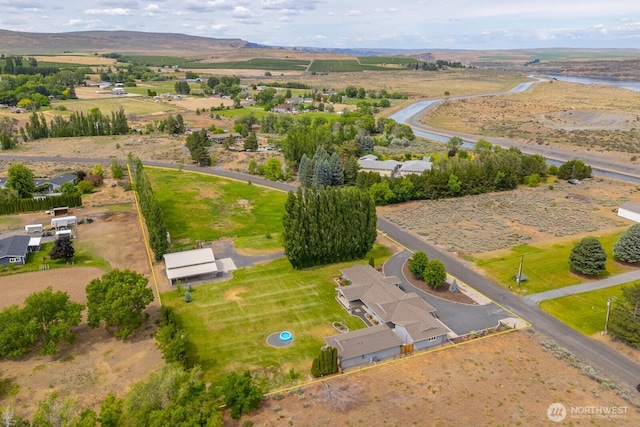 20094 Delta Rd NW, Soap Lake, WA 98851 - drone / aerial view of a mountain backdrop