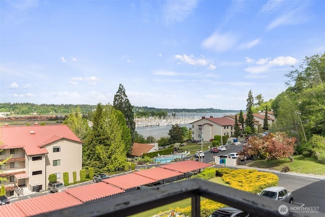 908 E Bay Dr NE Unit 203, Olympia, WA 98506 - balcony with a water view