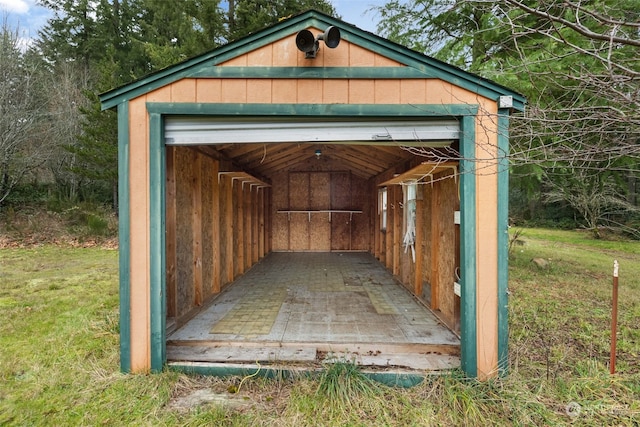 view of outbuilding