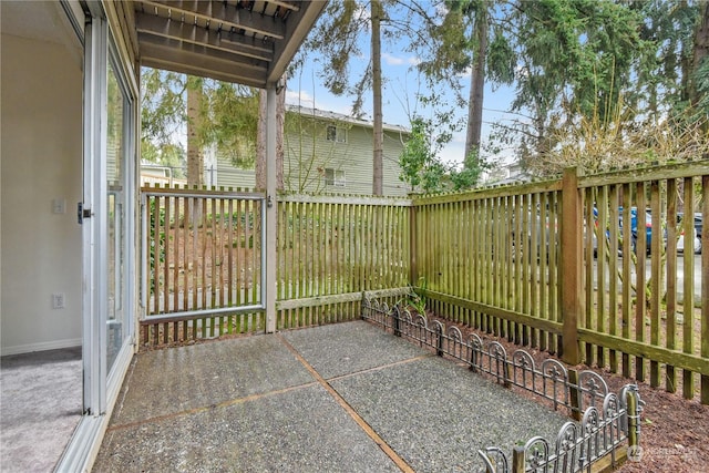 view of patio / terrace