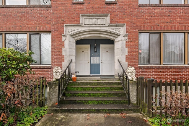 view of entrance to property