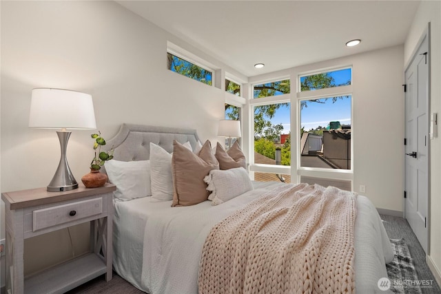 922B N 35th St, Seattle, WA 98103 - bedroom featuring recessed lighting and carpet floors