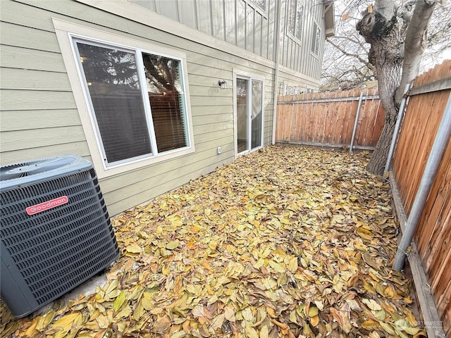 exterior space with central AC unit