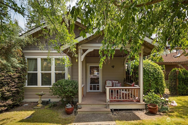 view of entrance to property