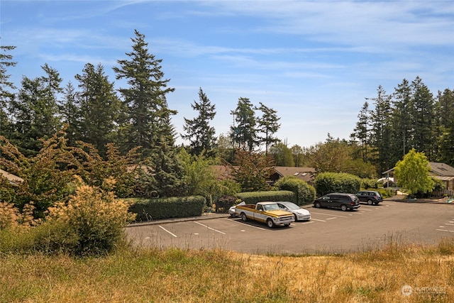 view of vehicle parking