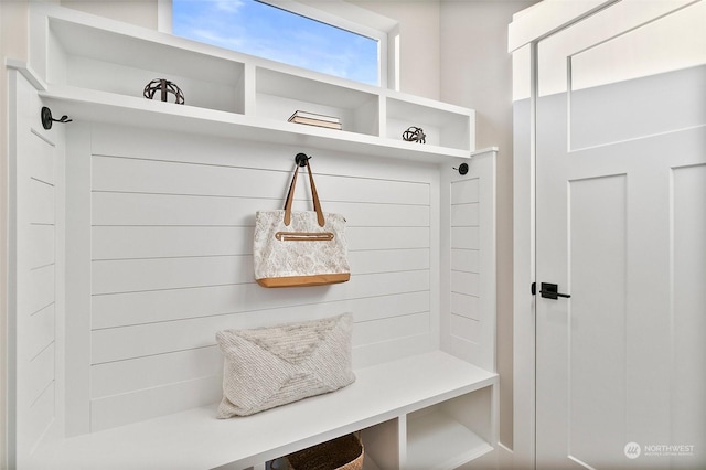 view of mudroom