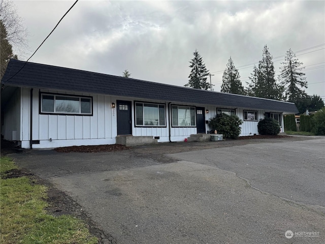 view of ranch-style house