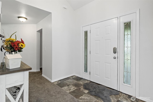 6807 345th St S, Roy, WA 98580 - foyer entrance featuring stone finish flooring and baseboards
