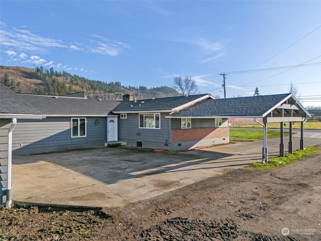 view of ranch-style house