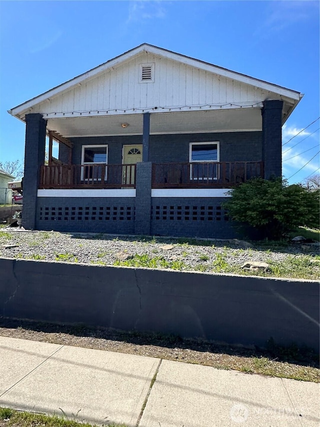 view of front of home