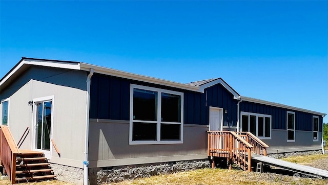 view of rear view of property