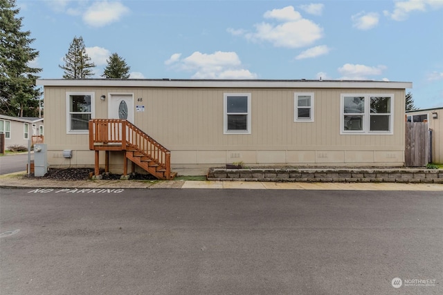 view of manufactured / mobile home