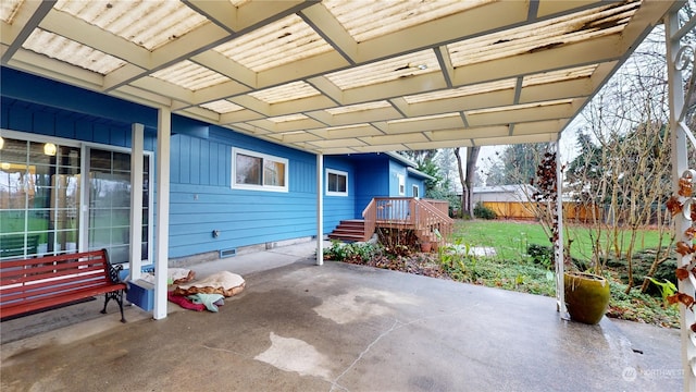 view of patio