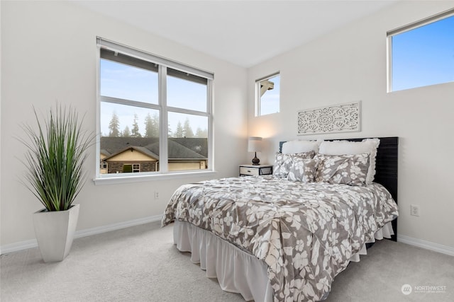 bedroom featuring carpet flooring